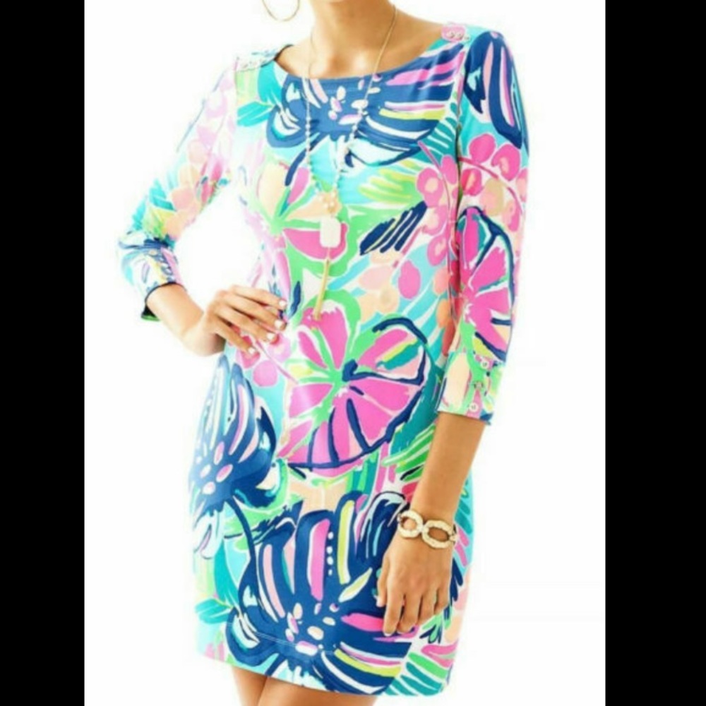 Lily Pulitzer UPF50+ Sophie dress exotic garden
